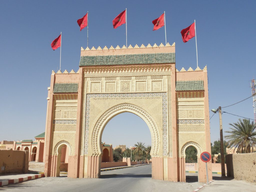 Rissani entrance gate, morocco